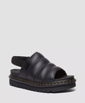 Dr. Martens Kole Sandalias Negras De Cuero