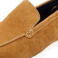 Ben Sherman Amarillo Mocasines De Ante Marrón Para Hombre