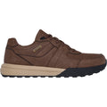 Skechers Netson Gander Zapatos Marrones Para Hombre De Poliuretano Con Cordones.