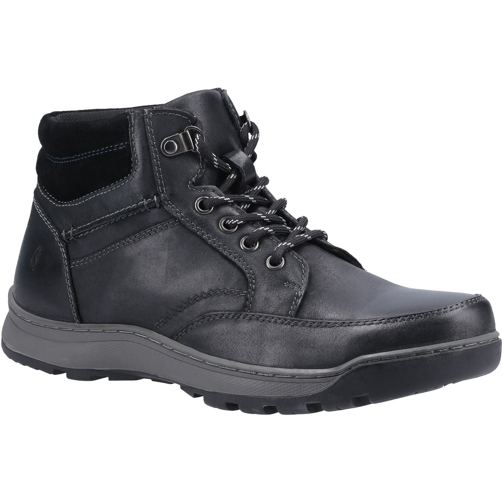 Hush Puppies Grover Botas Negras De Nobuk Para Hombre