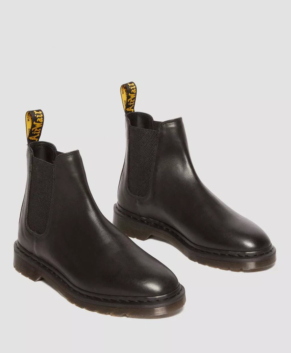Dr. Martens Graeme Classic Analine Botas De Cuero Para Hombre En Color Negro
