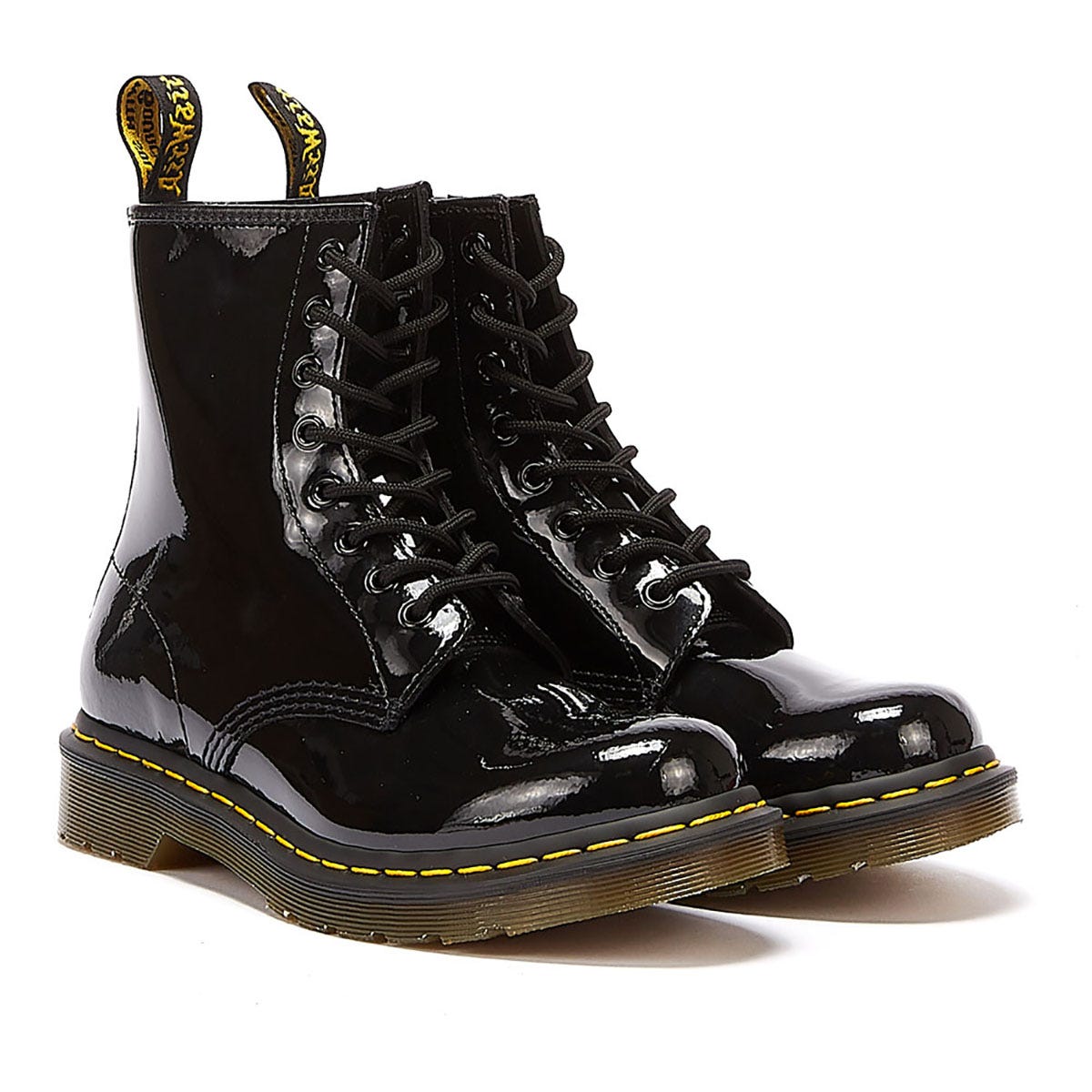 Dr. Martens 1460 Patent Lamper Botas Negras Para Mujer
