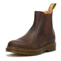 Dr. Martens 2976 Ys Botas Marrones Para Mujer De Cuero Crazy Horse