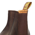 Dr. Martens 2976 Ys Botas Marrones Para Mujer De Cuero Crazy Horse