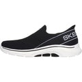 Skechers GO WALK 7 Mia Zapatillas De Deporte De Tela Para Mujer En Negro/Blanco