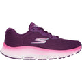 Skechers Go Run Consistent 2.0 Fast Pace Zapatillas De Tela Para Mujer En Color Ciruela.