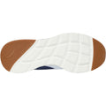 Skechers Skech-Air Court Air Wave Zapatillas De Cuero Para Mujer En Azul Marino/Multicolor