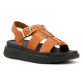 FitFlop GEN-FF Fisherman Sandalias De Cuero Para Mujer En Color Marrón.