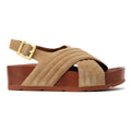 Desert Fleur Sparks Sandalias De Mujer De Ante En Color Beige