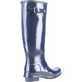 Hunter Original Tall Gloss Botas De Agua Azul Marino De Mujer.