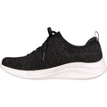 Skechers Ultra Flex 3.0 Let's Dance Zapatillas De Mujer Negras/Oro Rosa De Tela