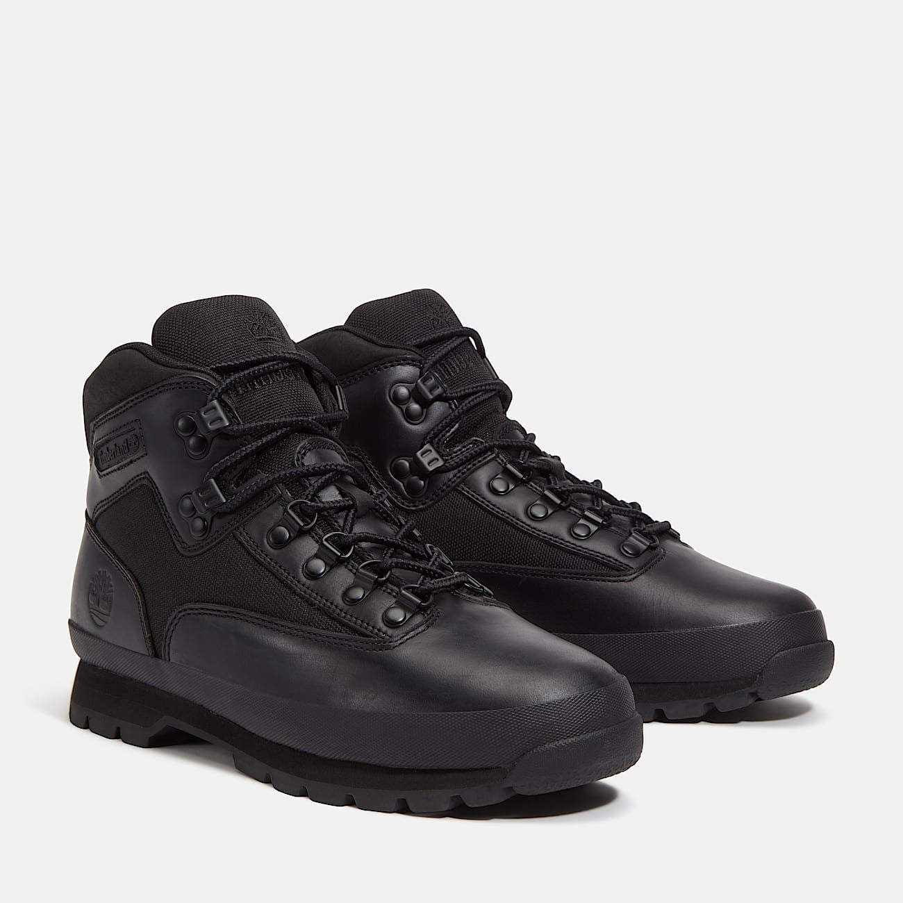 Timberland Euro Hiker Workwear I Blackout Botas De Cuero Para Hombre En Color Negro