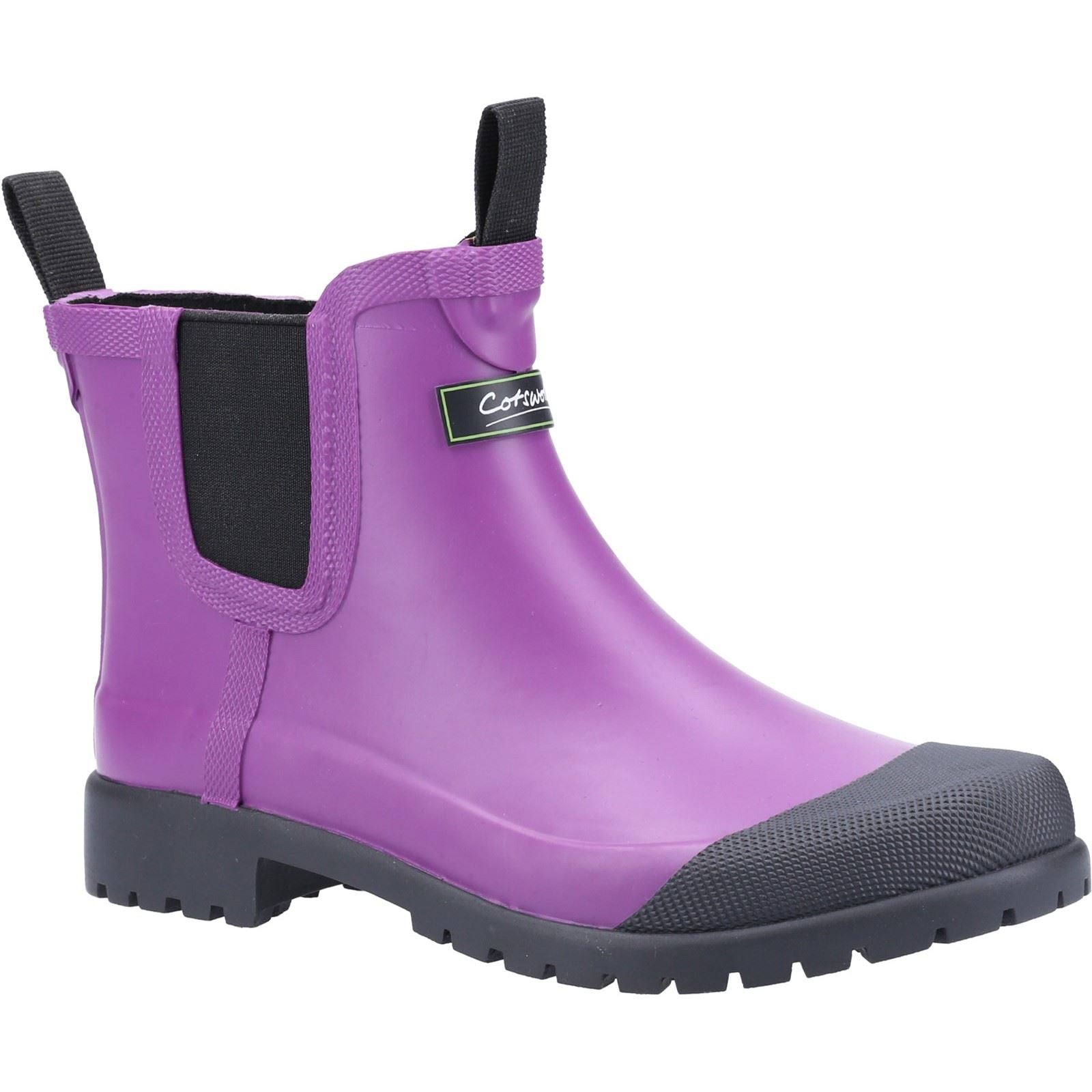 Cotswold Blenheim Botas De Agua Moradas De Goma
