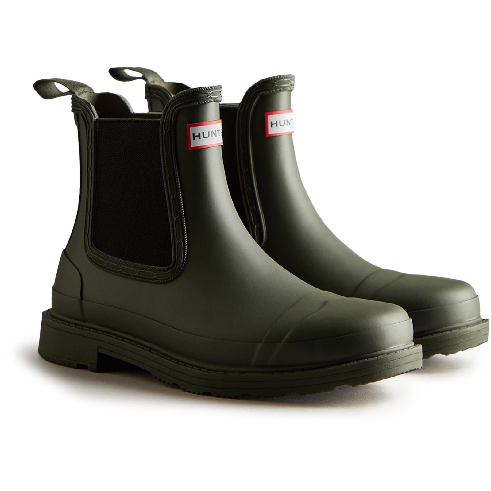 Hunter Commando Botas De Agua De Mujer Color Verde Oliva Oscuro