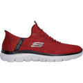Skechers Summits Key Pace Zapatillas De Deporte Rojas/Negras Para Hombre