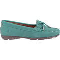 Hush Puppies Maggie Mocasines De Cuero Azul Cielo Para Mujer