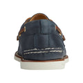 Sperry Gold Cup Authentic Original Zapatos Náuticos De Cuero Para Hombre En Azul Marino