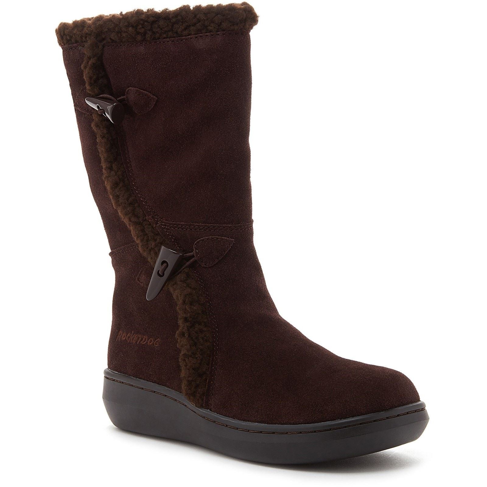 Rocket Dog Slope Botas De Ante Para Mujer En Color Chocolate.