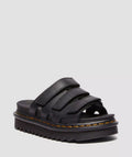 Dr. Martens Raine Athena Slides De Cuero Para Mujer En Negro