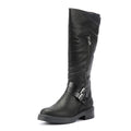 Blowfish Malibu Virtue 2 Botas Negras De Mujer De Piel Sintética.