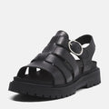 Timberland Clairemont Way Fisherman Sandalias De Cuero Para Mujer En Color Negro