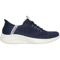 Skechers Ultra Flex 3.0 Easy Step Zapatillas De Tela Para Mujer En Azul Marino/Lavanda