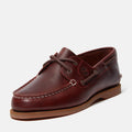 Timberland Classic 2 Eye Zapatos De Cuero Rojos Para Mujer