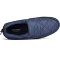 Sperry Moc-Sider Zapatos De Mocasines De Ante Azul Marino Para Mujer