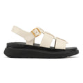 FitFlop GEN-FF Fisherman Sandalias De Mujer De Cuero En Color Beige