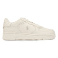 Polo Ralph Lauren Masters Court Zapatillas De Cuero Beige Para Hombre