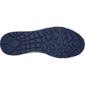 Skechers Uno Retro One Zapatillas De Cuero Gris Para Hombre