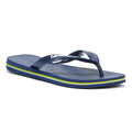 Havaianas Brasil Logo Caucho Azul Marino Chanclas