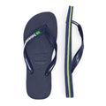 Havaianas Brasil Logo Caucho Azul Marino Chanclas