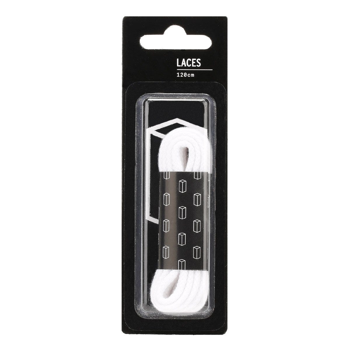 TOWER London Blanco Cordones De Zapatos (120cm)