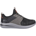 Skechers Delson 3.0 Cicada Wide Zapatillas De Deporte Para Hombre En Negro/Gris