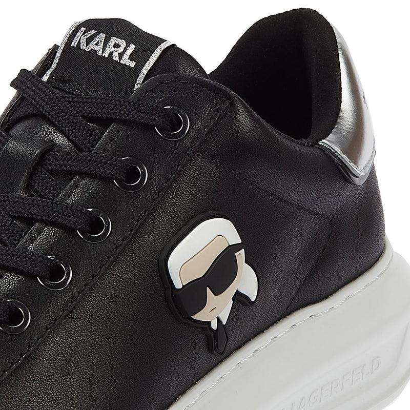 Karl Lagerfeld Kapri Karl Nft Lo Lace Zapatillas Negras Para Mujer