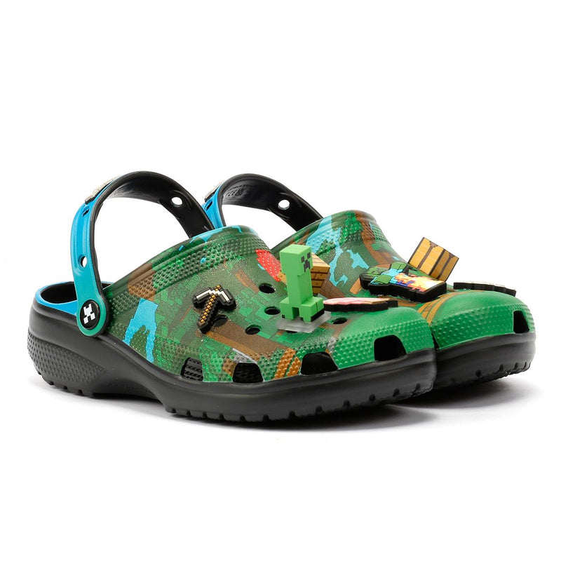 Crocs Minecraft Classic Sandalias Verdes