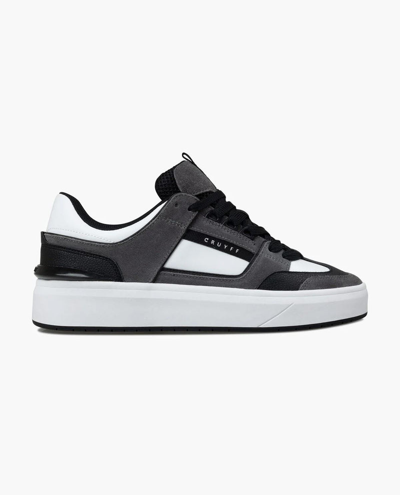 Cruyff Kickturn Zapatillas De Cuero Gris Para Hombre
