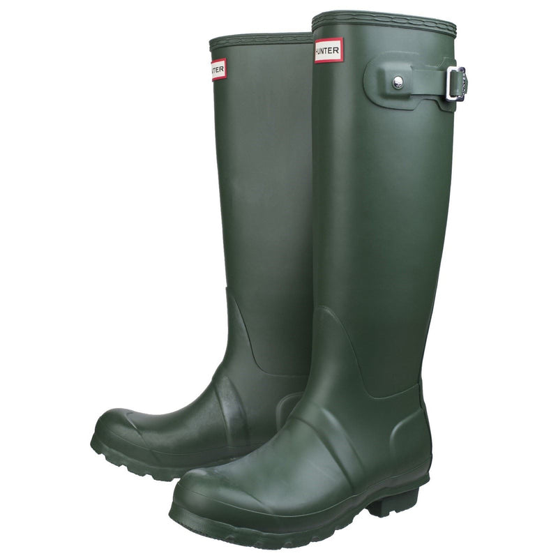Hunter Original Tall Botas De Agua Verdes Para Mujer
