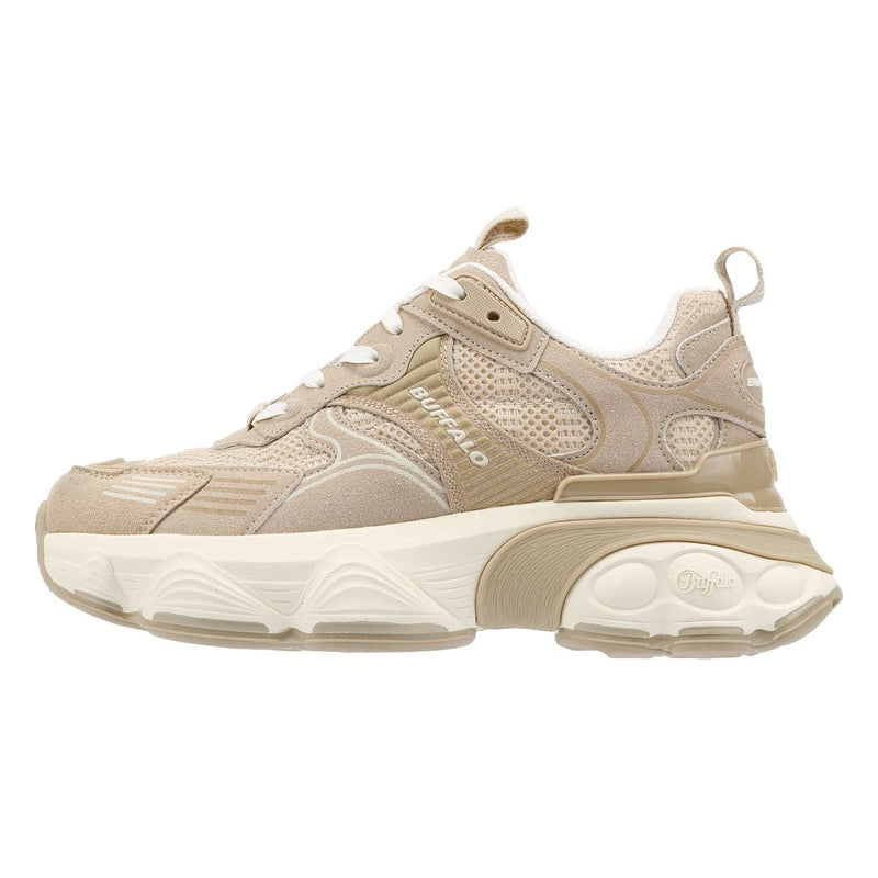 Buffalo Truck Zapatillas Beige Para Mujer