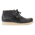 Clarks Originals Wallabee Harajuku Botas Negras De Cuero Para Mujer