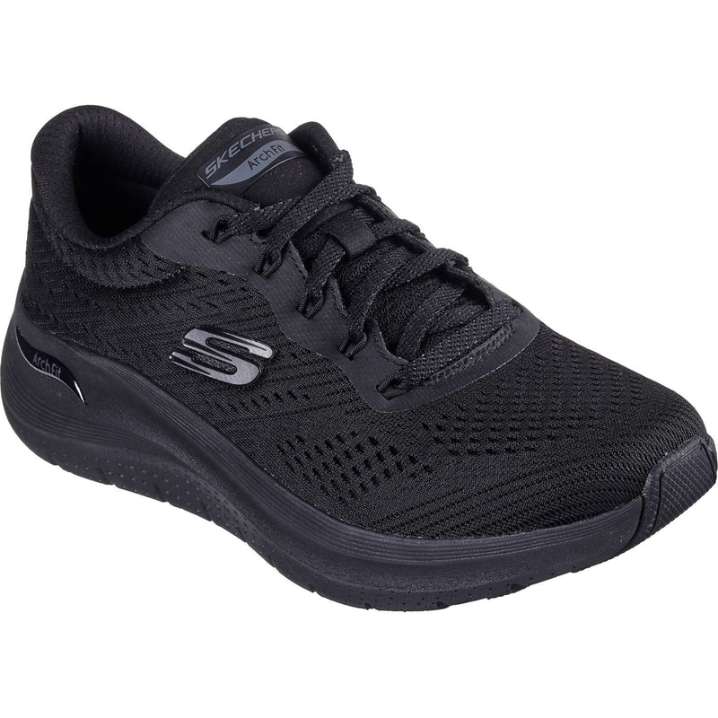 Skechers Arch Fit 2.0 Big League Zapatillas De Deporte De Mujer En Color Negro.