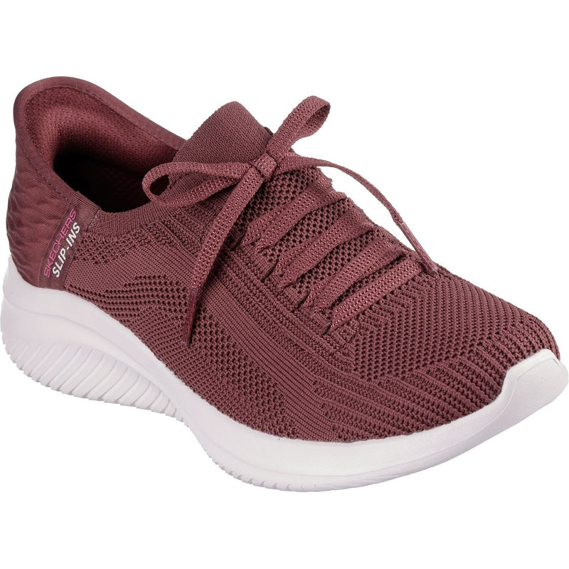Skechers Ultra Flex 3.0 Brilliant Path Zapatillas De Deporte De Mujer En Color Borgoña