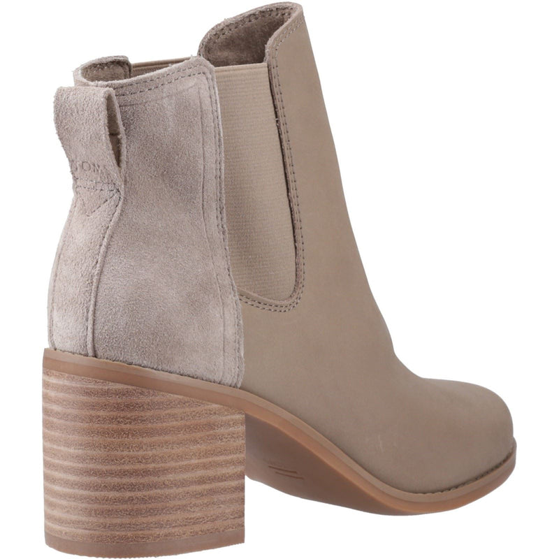 TOMS Evelyn Botas Naturales De Cuero Para Mujer