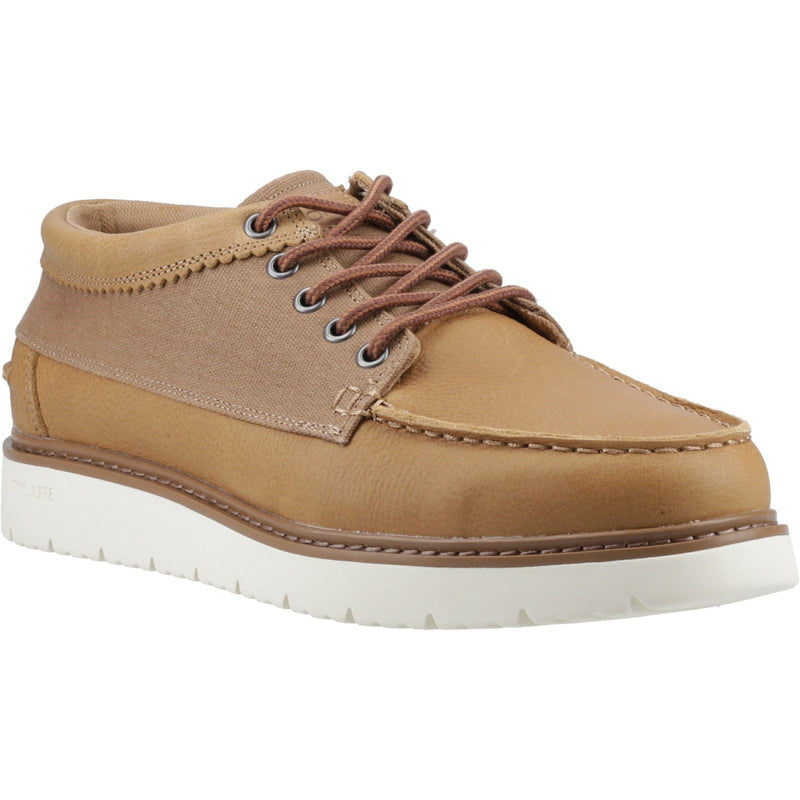 TOMS TRVL LITE Forrest Zapatos De Cuero Para Hombre En Color Marrón Claro Con Cordones.