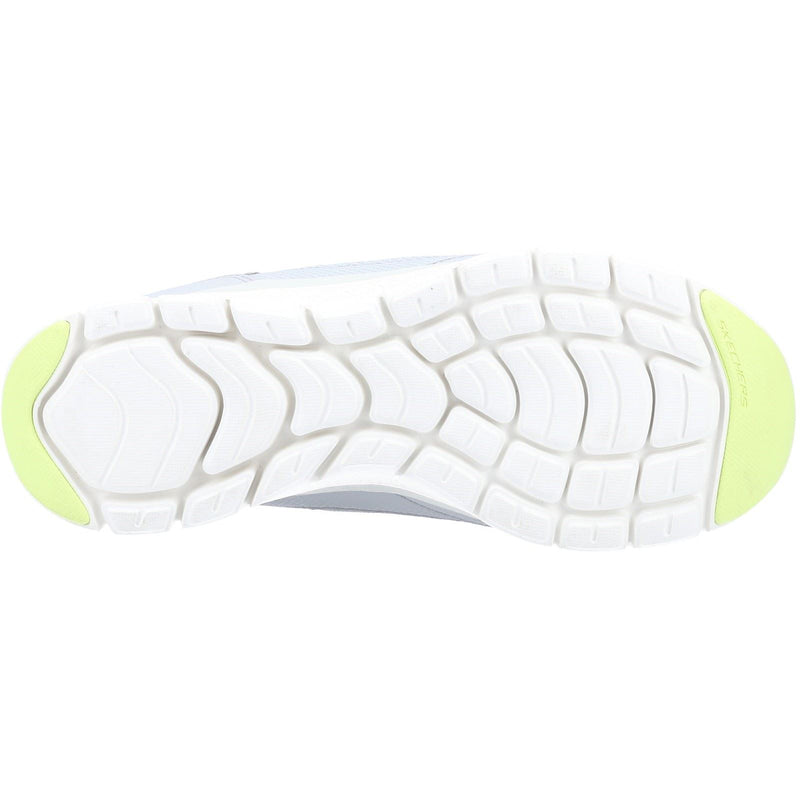 Skechers Flex Appeal 4.0 True Clarity Zapatillas De Deporte De Mujer De Piel Gris/Multicolor