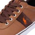 Ralph Lauren Hanford III Zapatillas De Cuero Marrón Para Hombre