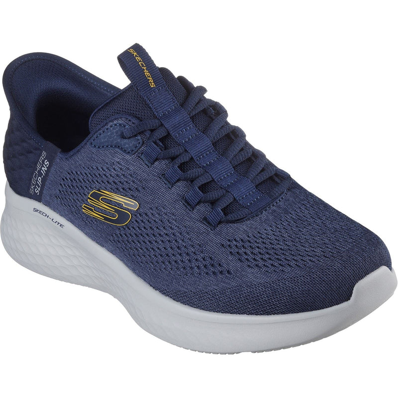 Skechers Skech-Lite Pro Primebase Zapatillas De Deporte Para Hombre En Azul Marino/Amarillo