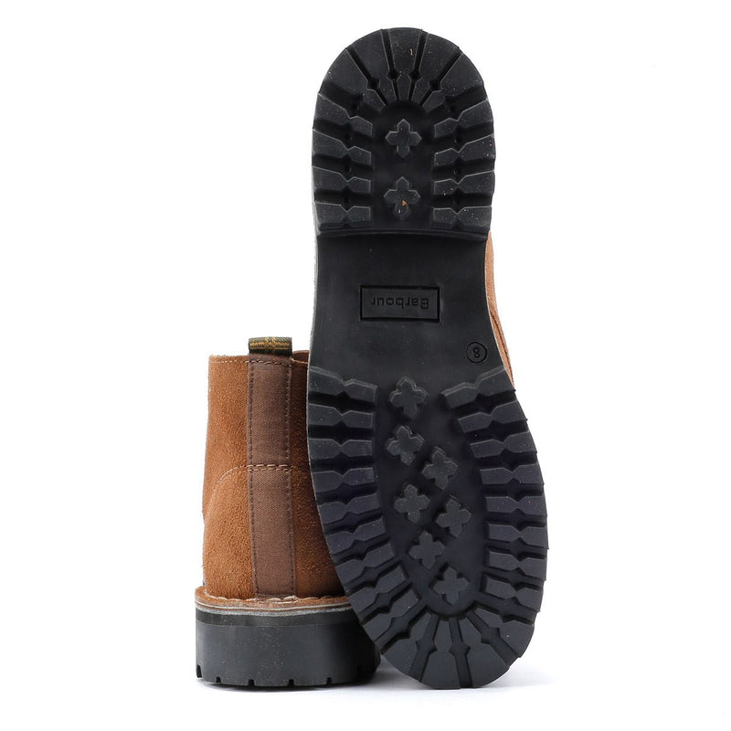 Barbour Hobart Botas Marrones De Ante Para Hombre