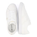 Lacoste Powercourt 2.0 Zapatillas De Deporte Blancas De Cuero Para Mujer